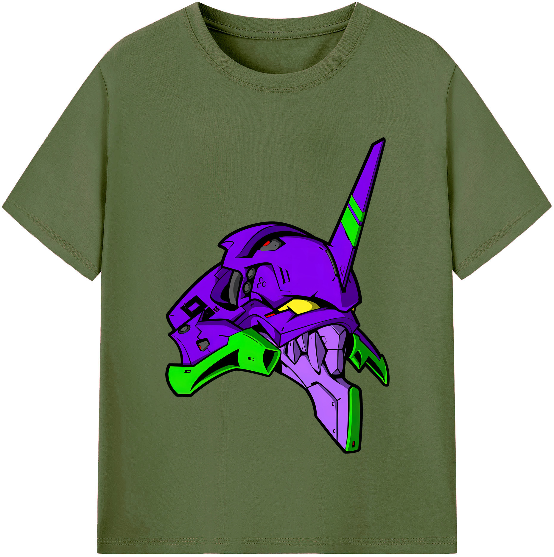 （画像用） EVA 新世紀エヴァンゲリオン 綿100％半袖Tシャツ（フロントプリント）